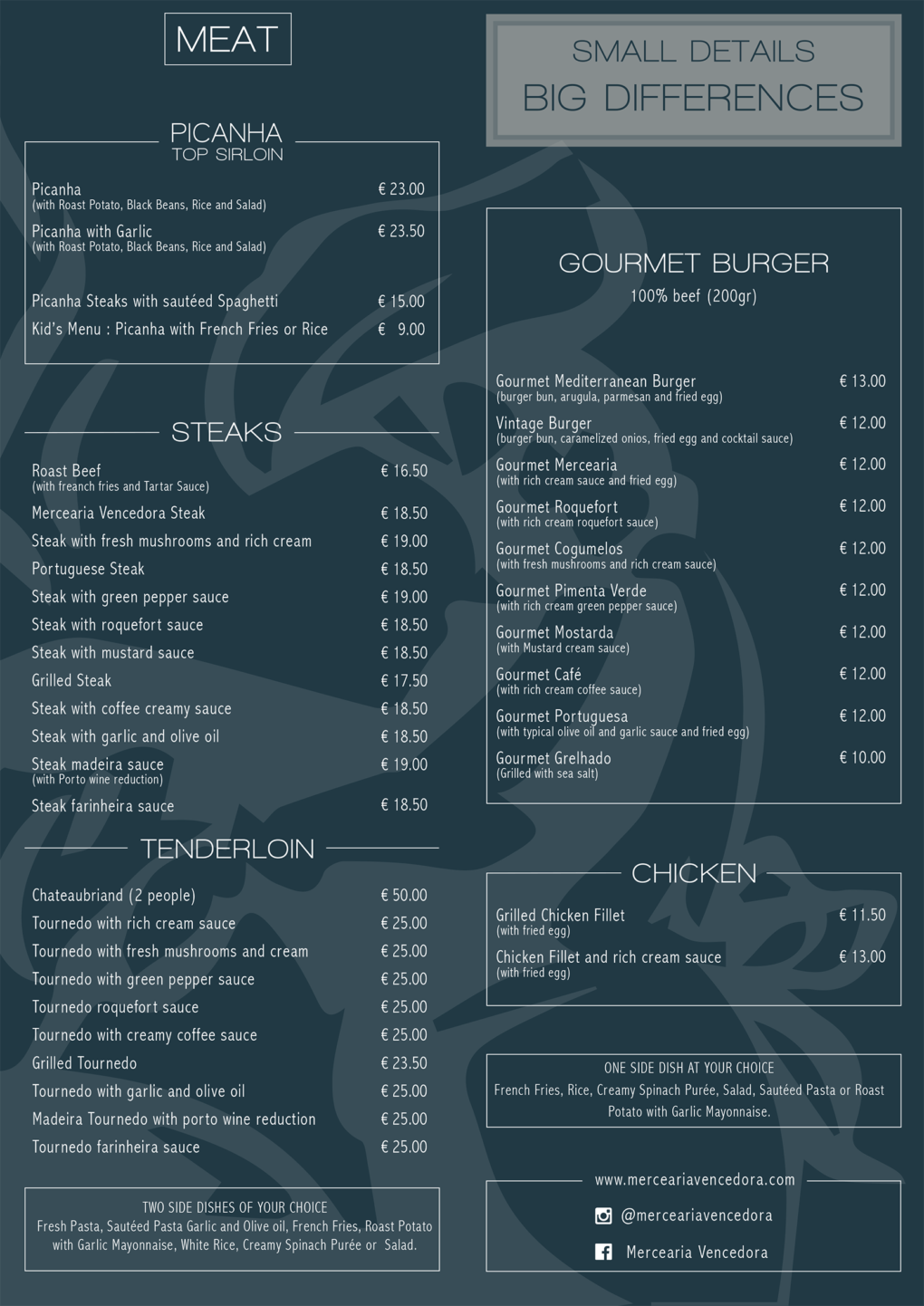 menu UK marina 23